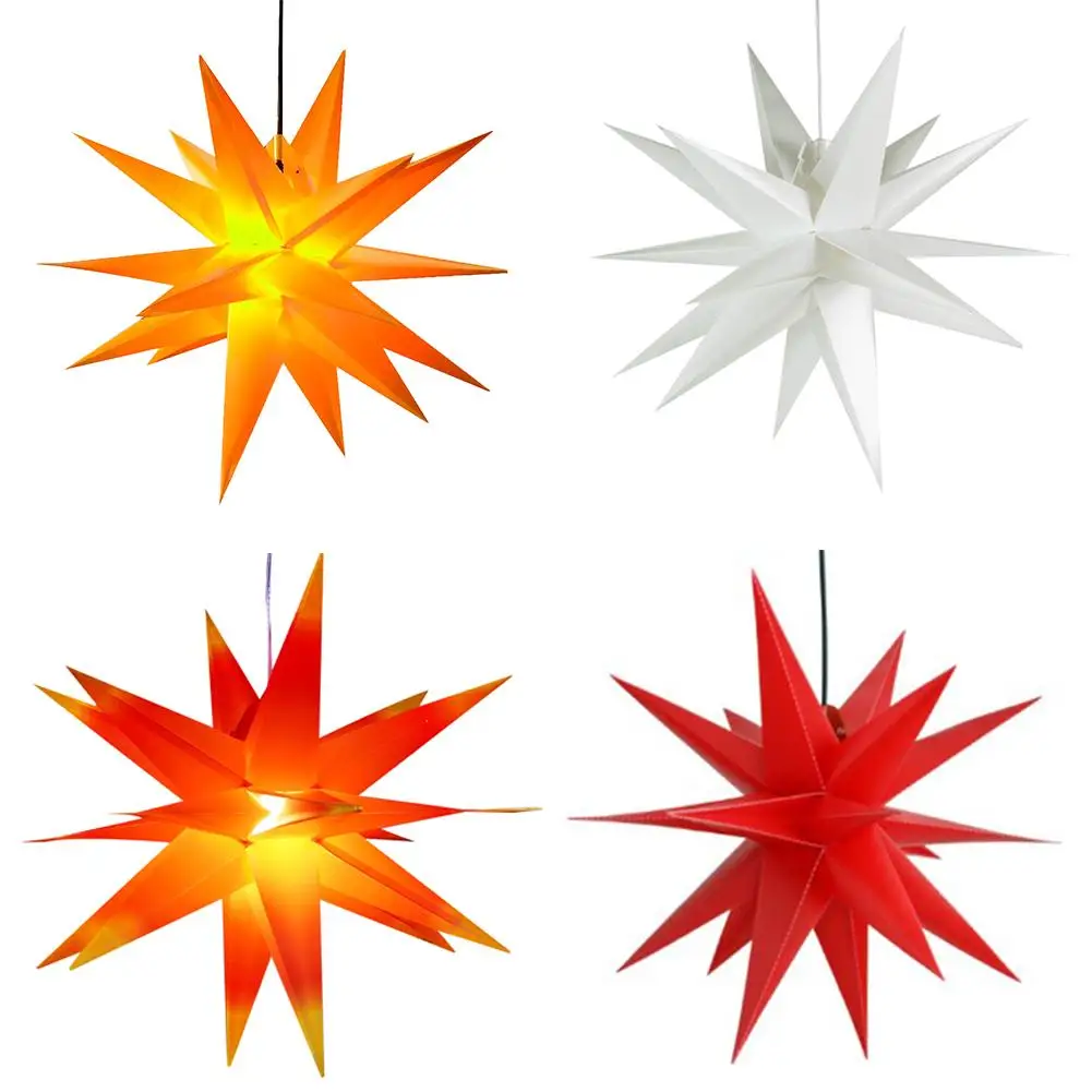 Взрыва звезда светильник Tri-подвесная люстра цвета 18-point Star абажур без источник