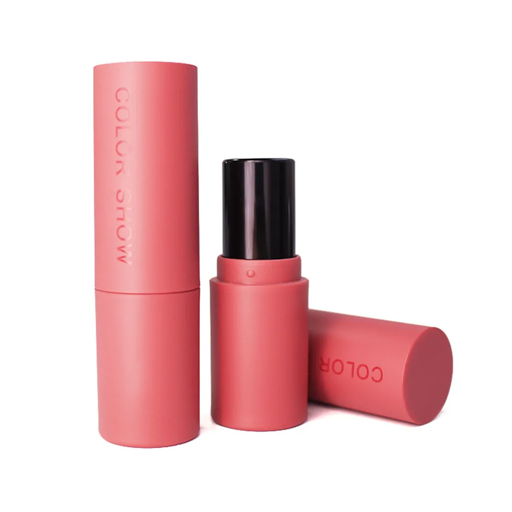 Матовая сухих розового цвета пустой тюбик для Помады Косметический контейнер