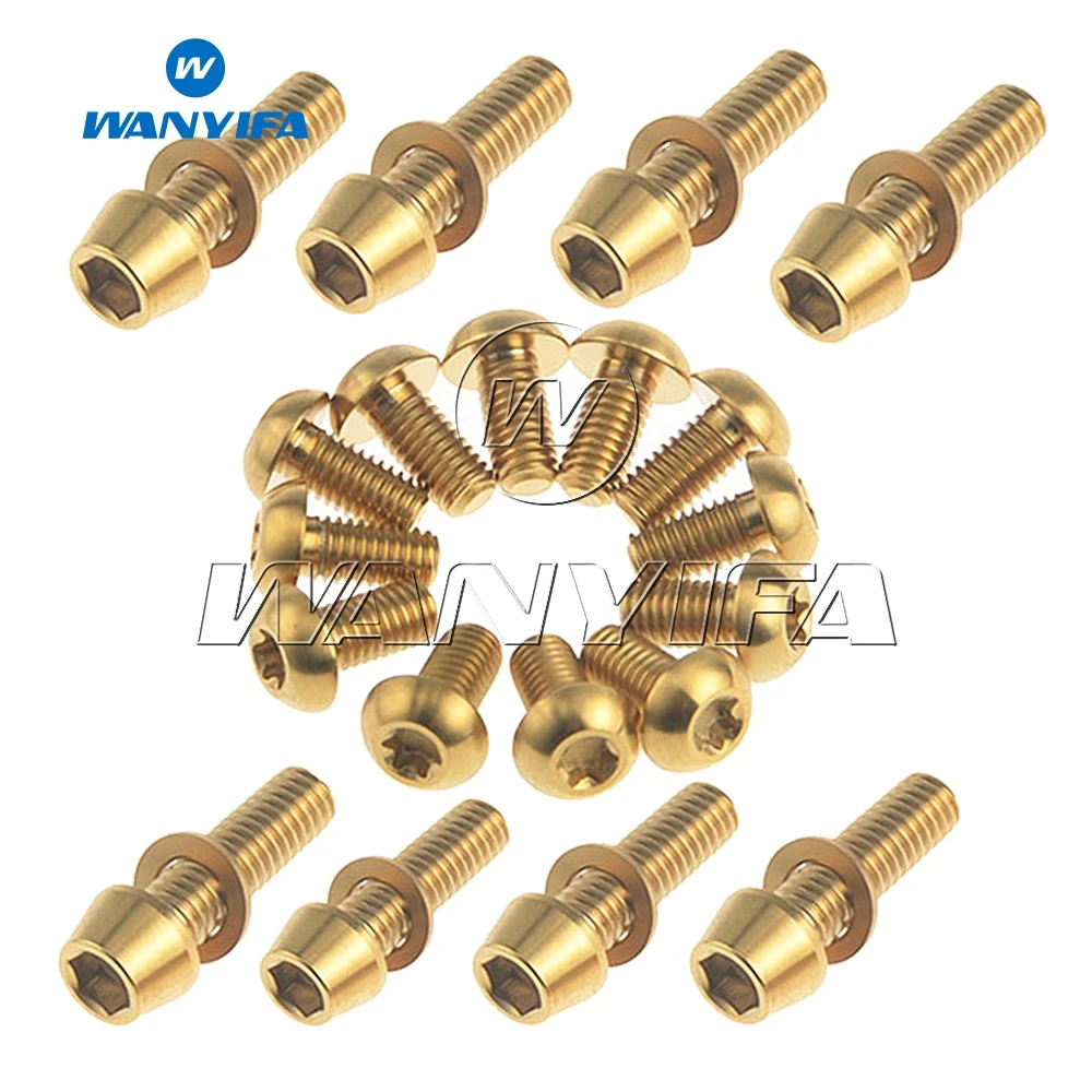 Велосипедный дисковый тормоз M5x10mm и M6x20mm Титановые Болты Комплект обновления для Hope Shimano Hayes Magura формула