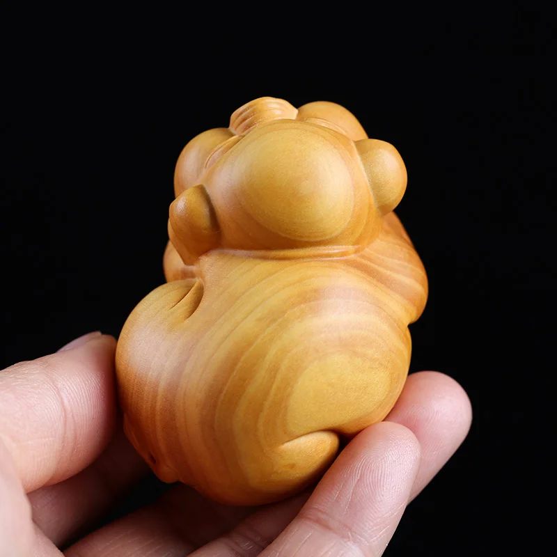 Счастливые свиньи полезный деревянный чай животное счастливый свинья резное