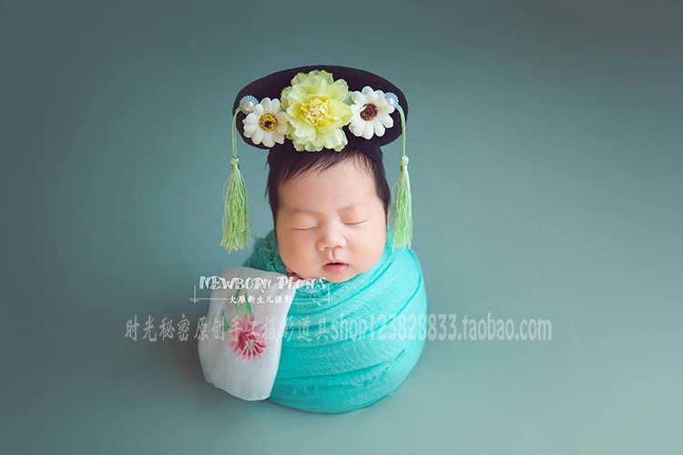 Повязка на голову в китайском стиле ретро династии Цин | Детская одежда и обувь