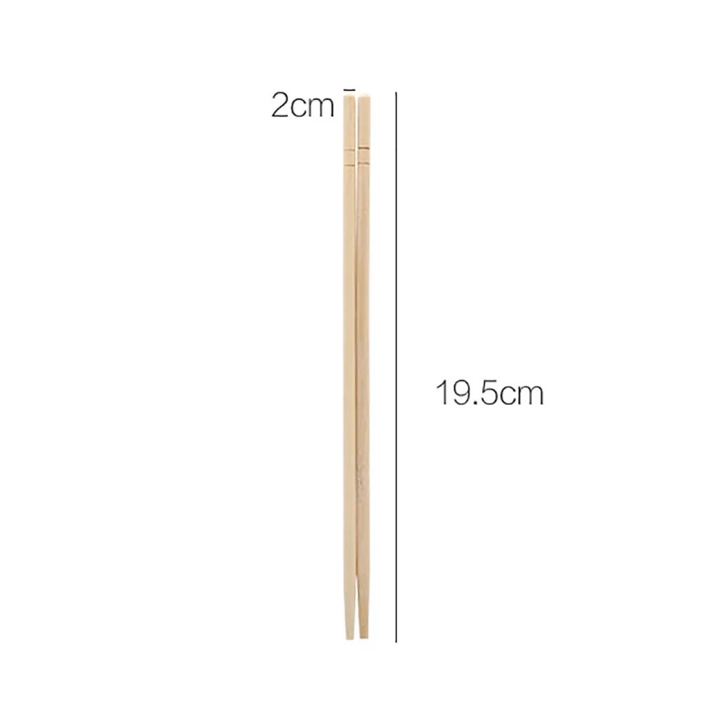 100Pairs japanese Disposable Bamboo Wood Chopsticks Restaurant Individual Package Chop Sticks Hashi Sushi Food Stick Tableware |