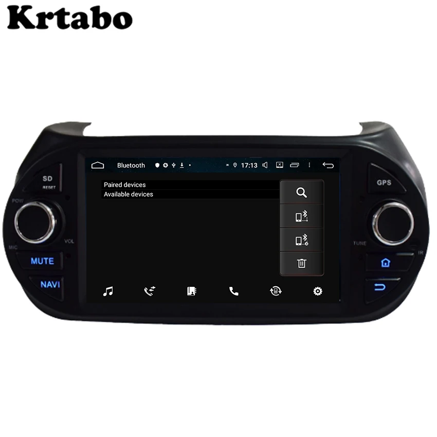 Автомобильный Радио Android мультимедийный плеер 4G ram для Fiat Fiorino Qubo Citroen Nemo peugeot Bipper