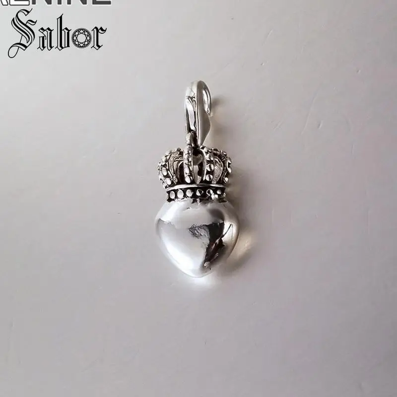 Модные серебряные подвески в виде короны сердца сделай сам подходят для