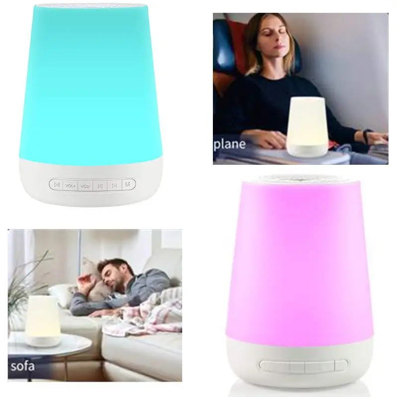 

White Noise Machine Sleeping Night Light 28 Soothing Sound Timer Memory Sleep Therapy for Baby Kid Adult