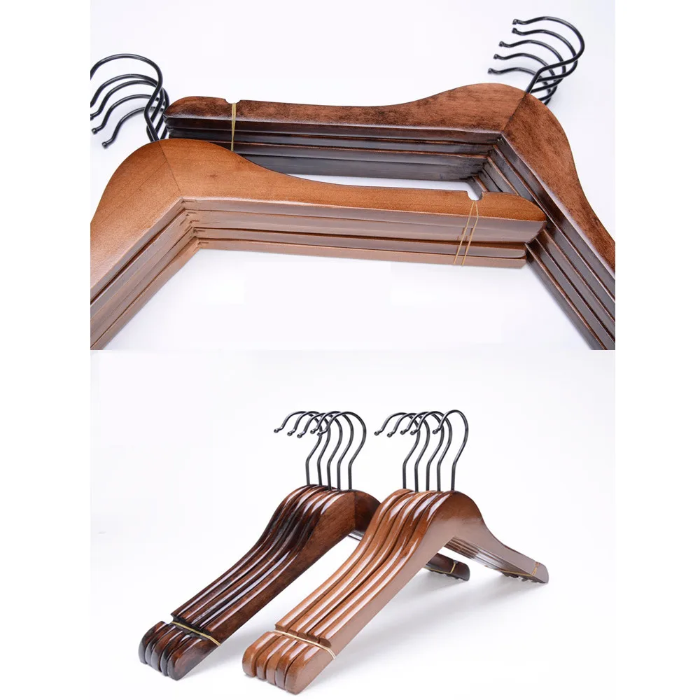 Черный крючок простая Ретро деревянная вешалка деревянный для взрослых детская