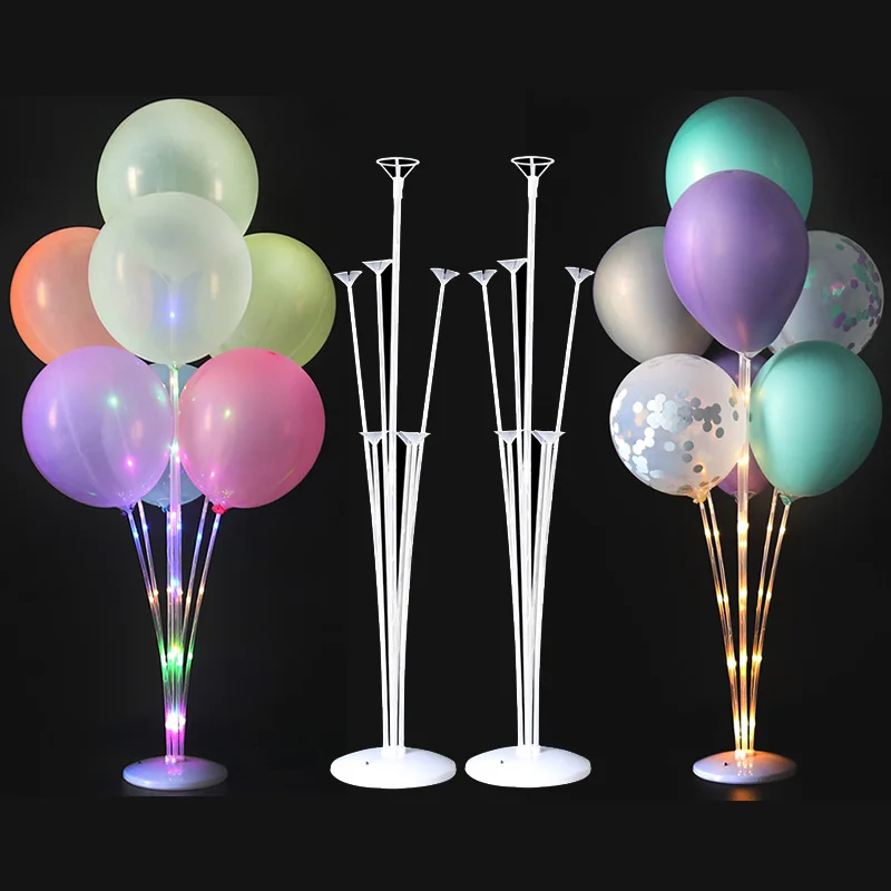2 комплекта 7 трубок подставка для воздушных шаров держатель шарика Колонка