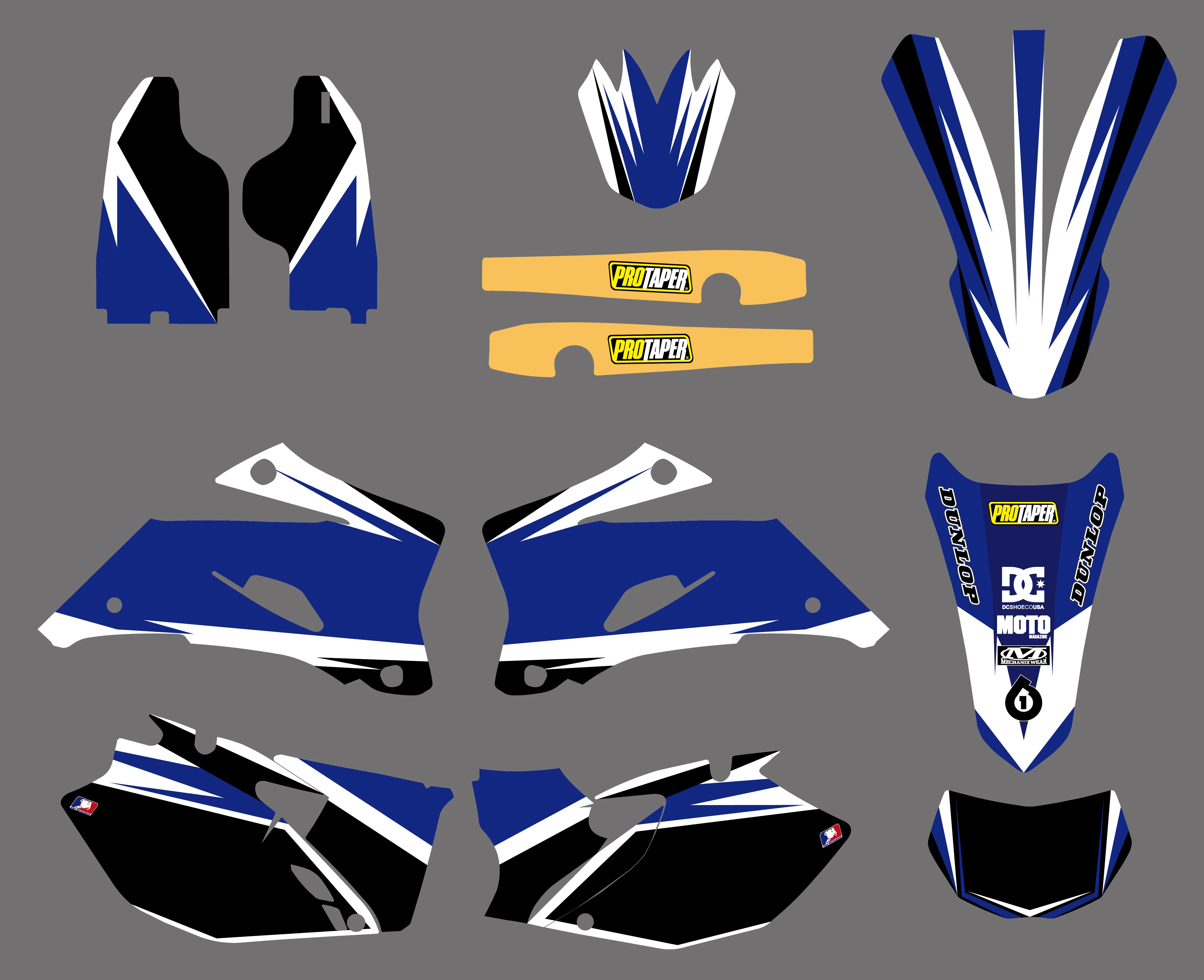 NICECNC подходящий фон графическая наклейка для Yamaha WR 250F 450F WR250F 2007-2012 2013 WR450F 07-2011