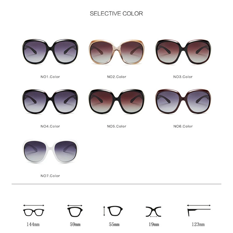 

Fashion Women's Sunglasses 2021 Trend Outdoor Driving Polarized Sun Glasses For Women Retro Oval Sunglass Female Cool Shades New