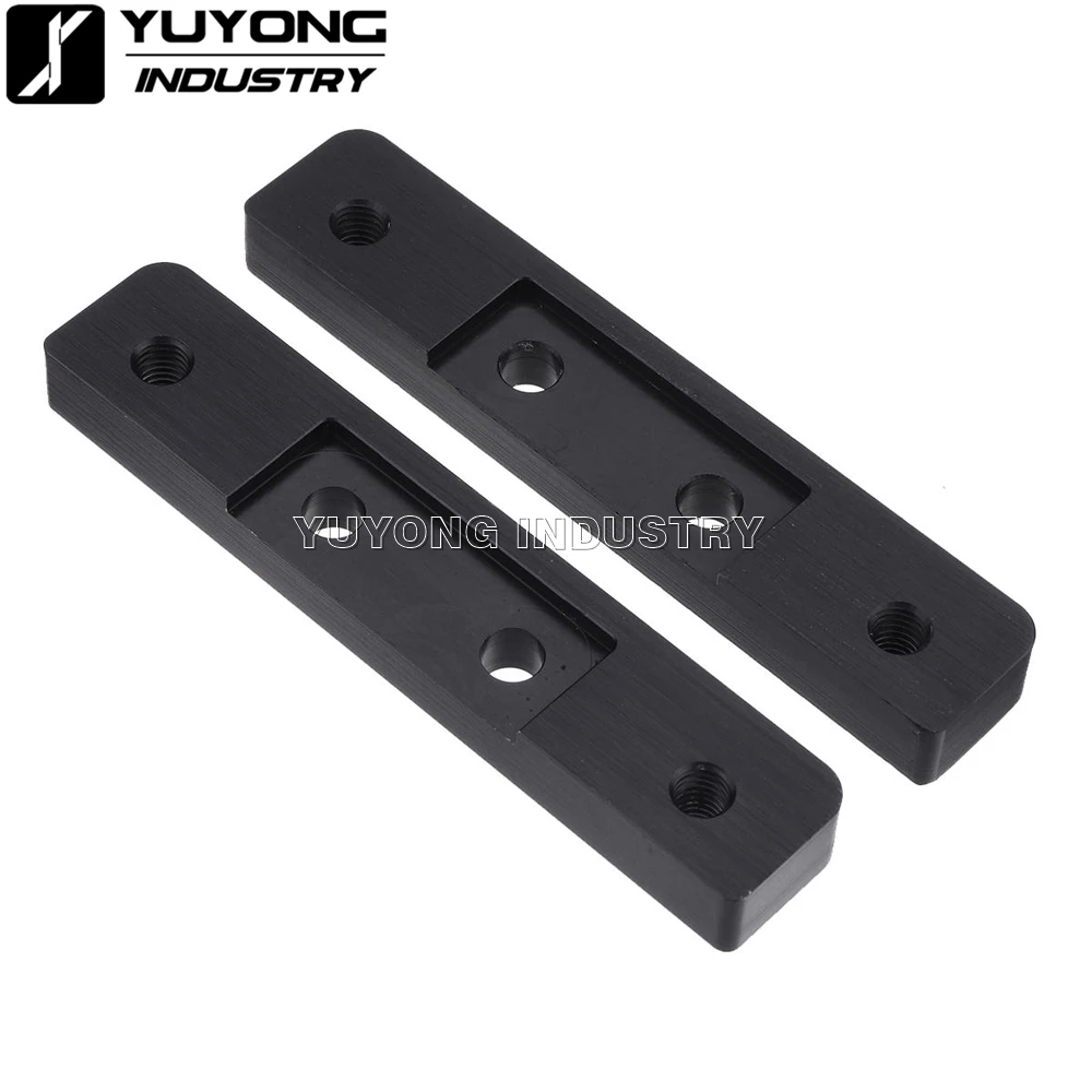 2 шт. прочные черные металлические алюминиевые C Beam Riser пластины для Openbuilds