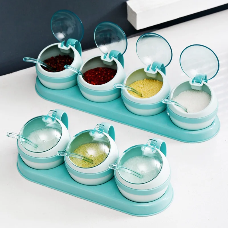 3/4 шт набор скандинавских приправ кухонные коробки для хранения соли и сахара