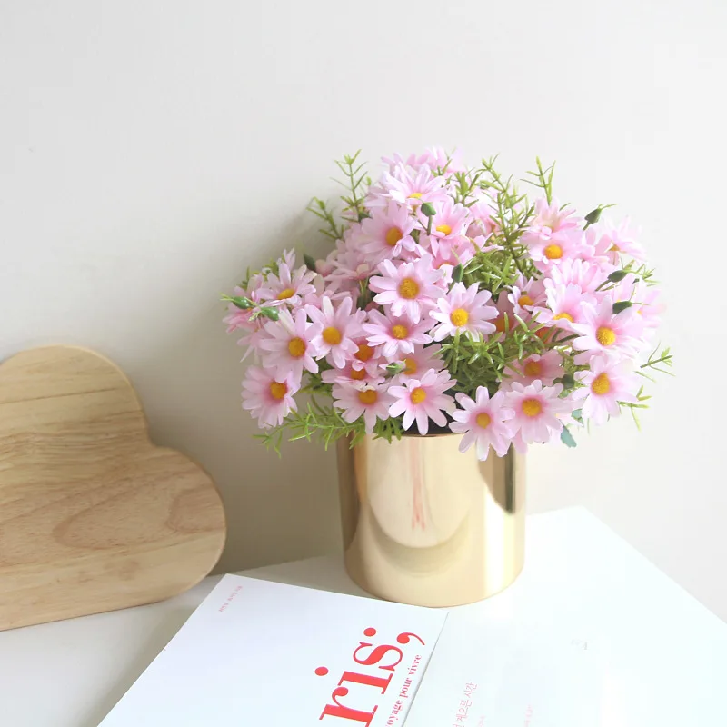 Искусственные цветы Маргаритка из шелка искусственный предложены файлы Гербер