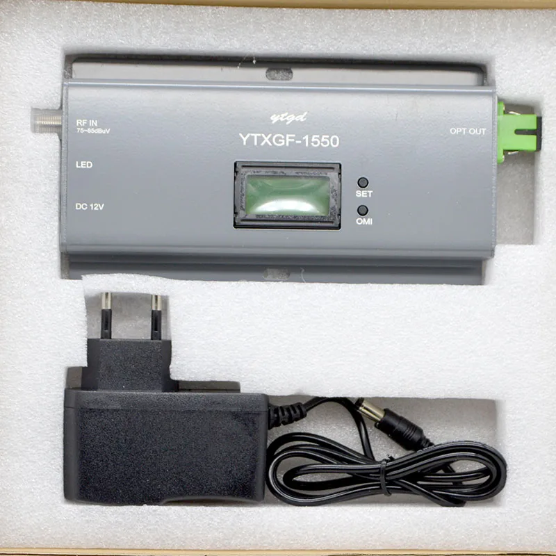 Новый оптоволоконный передатчик FTTH 1550 нм CATV оптический с разъемом SC/APC вход RF