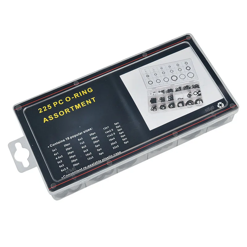 Резиновое уплотнительное кольцо для автомойки 18 размеров 225 шт.|Затворы| |