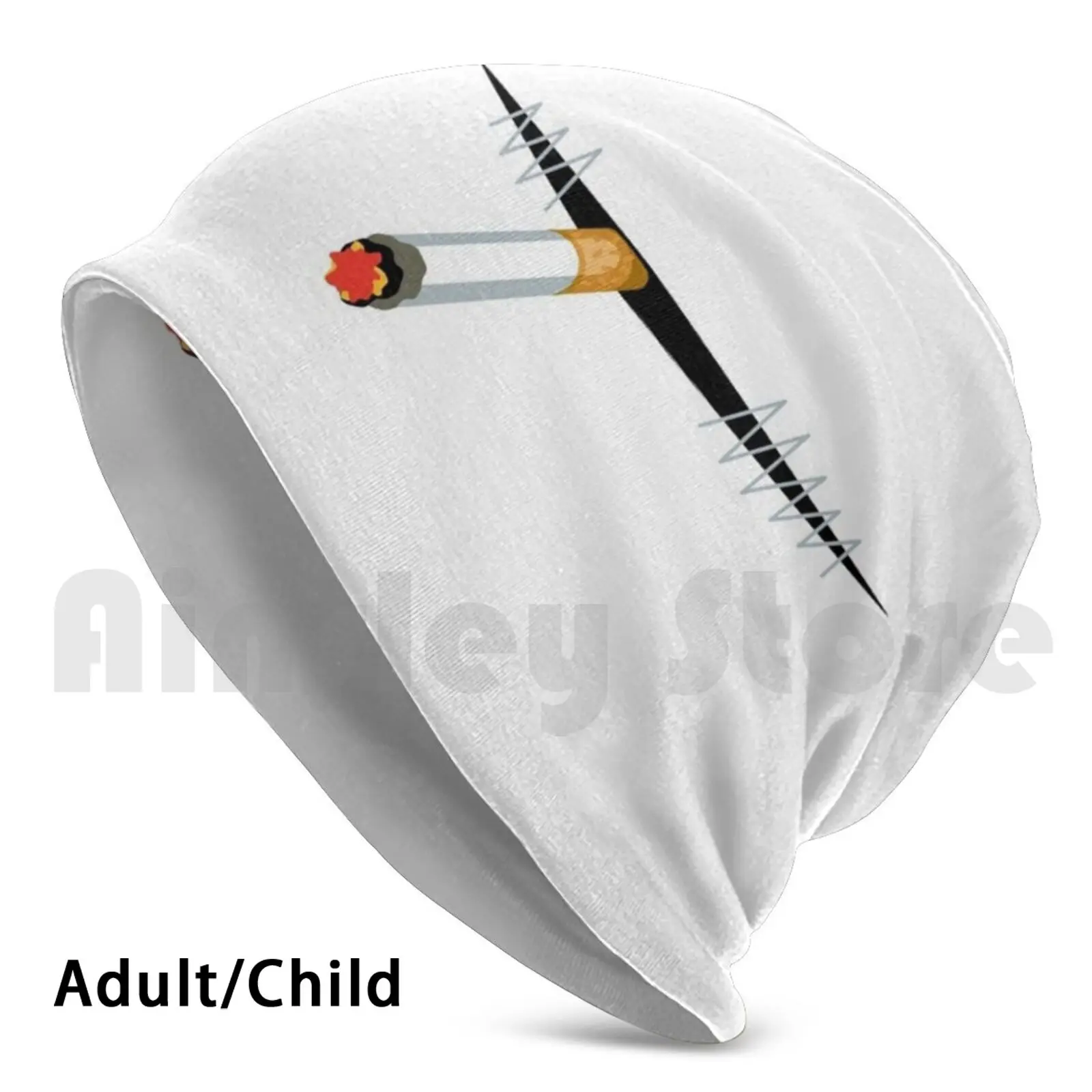 

Для курительных сигарет юмористическое смешное шапки бини шапки пуловер Кепки удобные для курительных сигарет с изображением забавных мил...