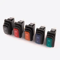 23pin kcd3 waterproof rocker switch with led light on off 31mmx14mm 2 position electric boat marine truck rocker switch