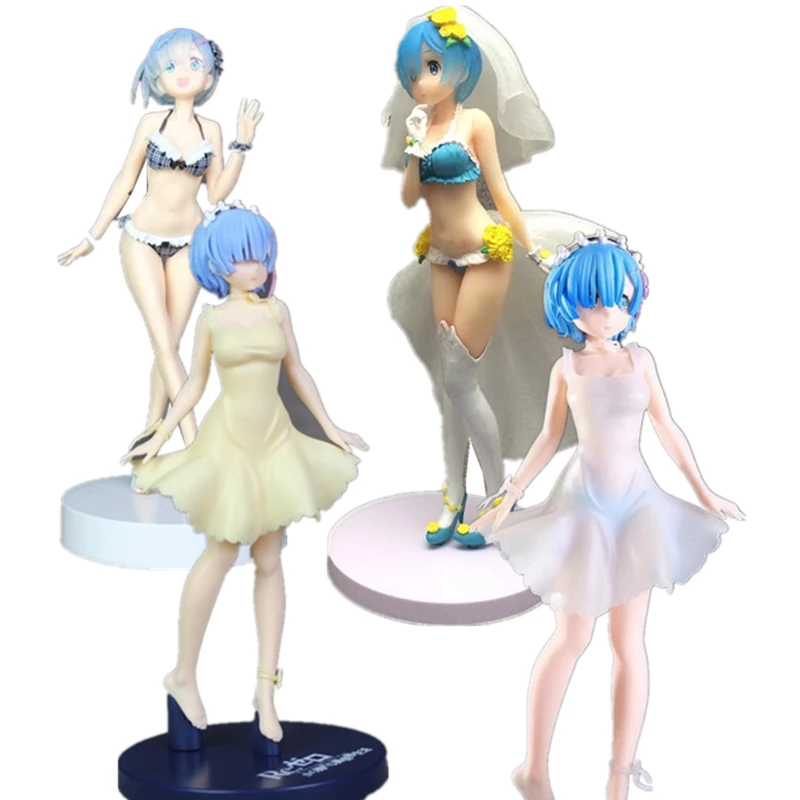 

Фигурки аниме «Re Zero Re: жизнь в другом мире», сексуальные фигурки Rem, купальник Rem, фигурки Rem, фигурки Rem, свадебное платье, игрушки