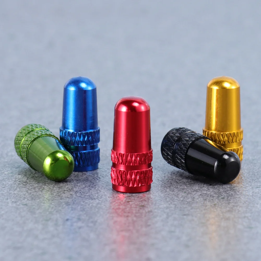 

30pcs Presta Cap Anodized Machined Aluminum Alloy French Style Bike Tire Caps Dust Covers