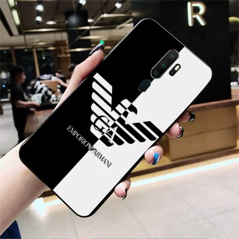 

Trendy Italian EA7 Design-Armanies Phone Case For Oppo Reno2 Z 2Z Realme5 6 Pro R9S 11 Plus 15 17 Pro