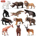 Классическая фигурка животных Oenux, африканская модель лося, экшн-фигурка, краб, дикая крокодиловая фигурка животного, жираф, обучающая игрушка для детей, подарок