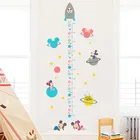 Детские наклейки с изображением Минни Микки, высоты, планеты, звезды, Настенная Наклейка для детской комнаты, украшения дома, детские наклейки