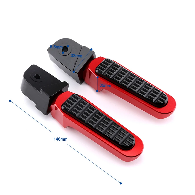 Задние комплекты для мотоцикла с ЧПУ из алюминиевого сплава задние подставки ног