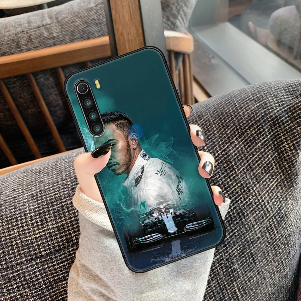 

F1 Lewis Hamilton 44 Phone Case Cover Hull For XIAOMI Redmi 7 7a 8 8a 9 9a NOTE 6 7 8 8t 9 9s Pro Max 4X black Coque Trend