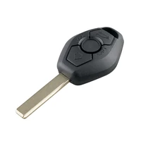 car key shell case 3 button key remote fob case replacement for bmw e38 e39 e46 ews system auto accessories