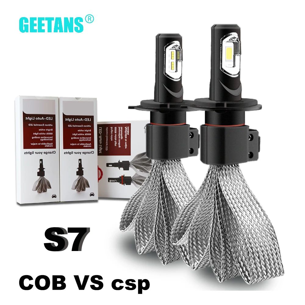 

H4 H7 LED Car Lights H11 H1 H3 880 9005 9006 9007 H13 HB3 HB4 LED Headlight Bulb Auto Lamp COB/CSP Chip Automotivo 12V 6000K CJ