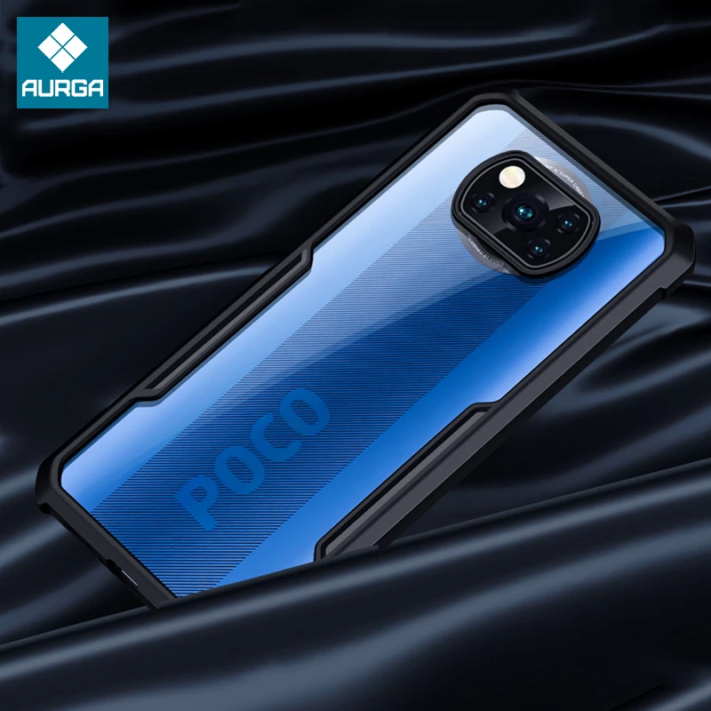 

For POCO X3 NFC Case, AURGA Airbag Case, For Pocophone POCO X3 M3 F2 F3 Pro Case, Protective Shockproof Bumper Phone Cover
