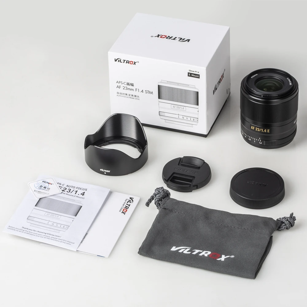 VILTROX 23 мм f1.4 объектив с автофокусом APS C компактный большой диафрагмой для Sony E mount