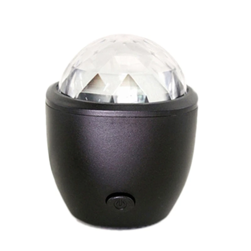 

New USB Crystal Magic Ball Flash DJ Lights Disco Ball Party Stage Projector Lights Mini Led Voice Activated for Home KTV Car