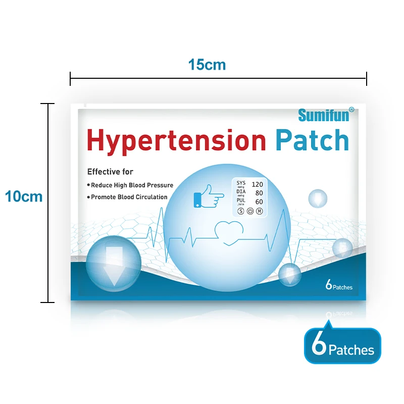

6/30pcs Hypertension Patch Hypertension Care Products Medicine Patch Herbal Blood Pressure Care Herbal Hypertension Patch K05601