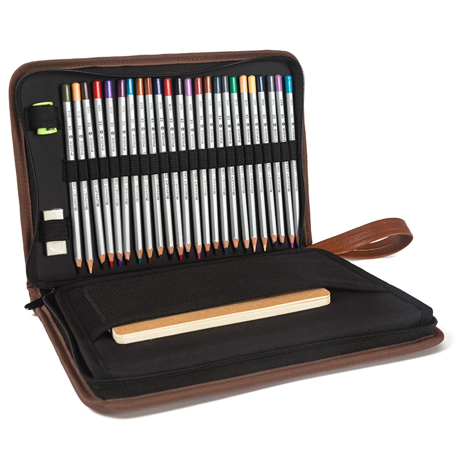 72 слотов для карт из искусственной кожи 3 яруса карандаш ручка чехол сумка товары