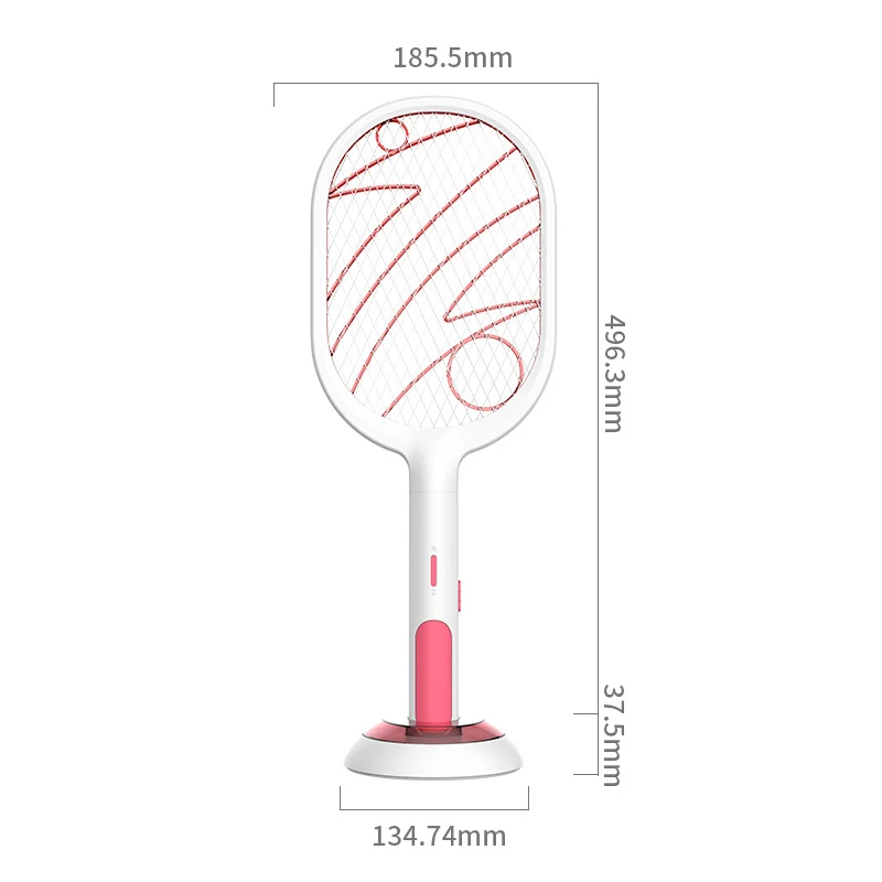 

3000V Electric Insect Racket Swatter Zapper USB 1200mAh USB Rechargeable Mosquito Swatter Kill Fly Bug Zapper Killer Trap Light