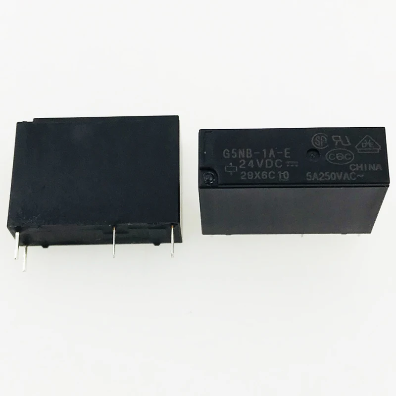 Новинка 10 шт./лот реле G5NB 1A E 24VDC DC 24V 5A 4Pin|Интегральные схемы| |