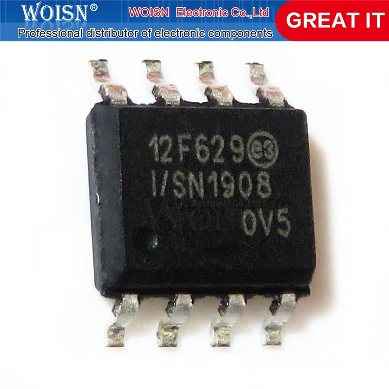 1 шт./лот PIC12F629-I/SN PIC12F629 SOP-8 в наличии | Электронные компоненты и принадлежности