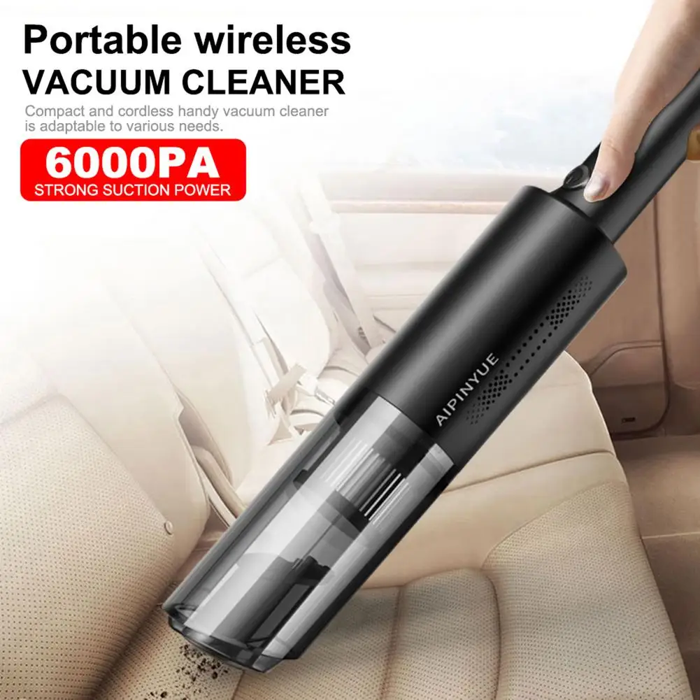 

6000PA 120W Car Vacuum Cleaner Handheld Auto Cigarette Lighter Plug Wired Car Cleaner High Power Durable Dust Catcher