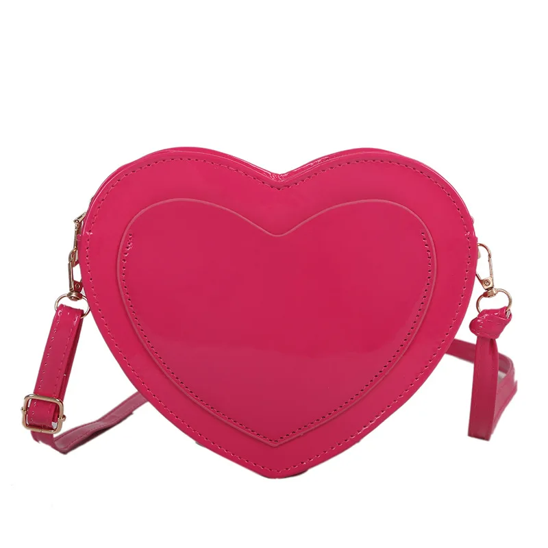 

Heart Shoulder Bags for Women Leather Handbags High Quality Large Capacity Crossbody Bag Female Harajuku Street Style Bolsos