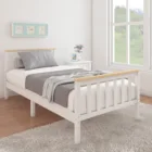 Panana спальня 3 фута односпальная деревянная рама сосна для детейвзрослых идеально подходит для лофт квартиры мебель для маленькой комнаты