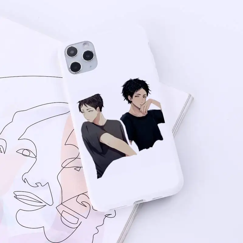 

Haikyuu Hinata Anime Phone Case Candy Color for iPhone 6 7 8 11 12 s mini pro X XS XR MAX Plus