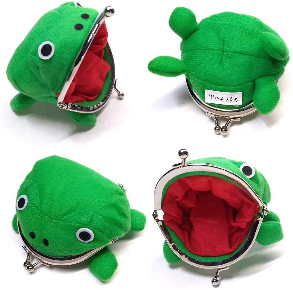 

Best price！Frog Wallet Anime Cartoon Wallet Coin Purse Manga Flannel Wallet Cute purse Coin holder