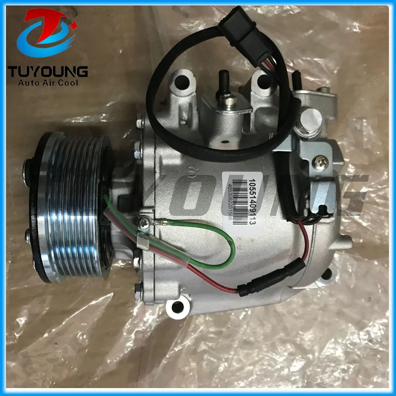 Высокое качество TRSE09 авто AC компрессор для Honda CRV III 2.0L 2007 38800RZVG020M2 7pk 105 мм|Установки