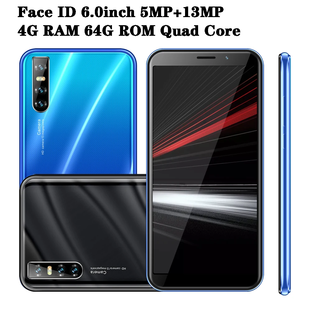 

P30 Pro 5MP+13MP Global quad core smartphones 6.0inch 4GB RAM 64GB ROM face ID unlocked mobile phones android cheap celulares 3G