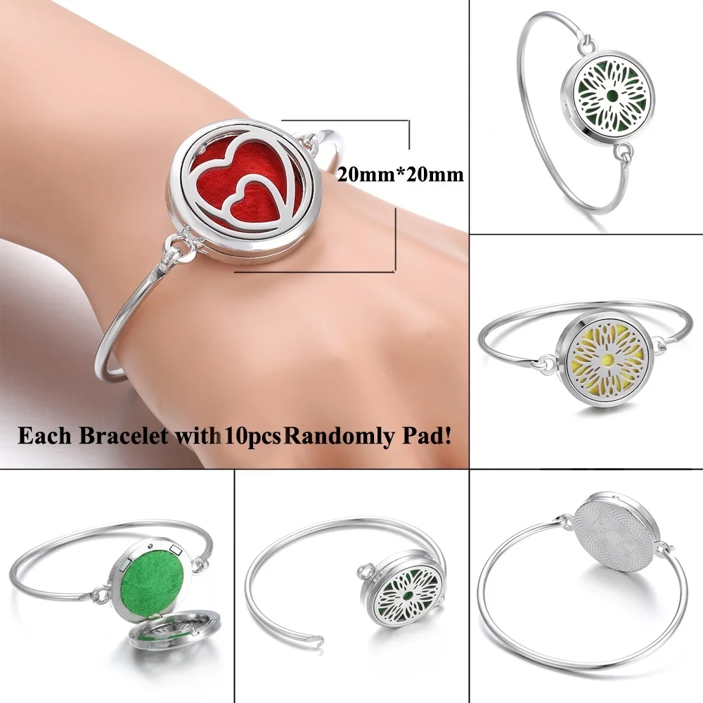 Браслет для аромата ювелирные изделия с диффузором Открытый Античный винтажный