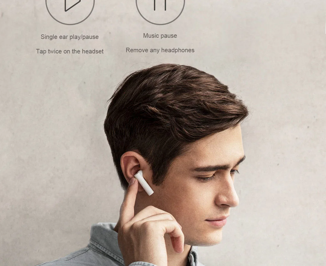 Xiaomi Air 2 гарнитура Bluetooth 5,0 наушники Airdots Pro2 длинная батарея ENC автоматическая пауза кран контроль Быстрая зарядка