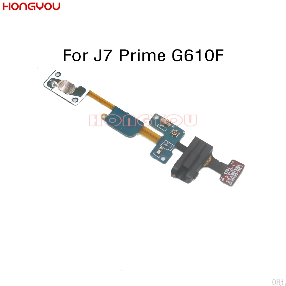 30 шт./лот для samsung Galaxy J7 Prime G610F Кнопка возврата ключа сенсор аудио шлейф разъема
