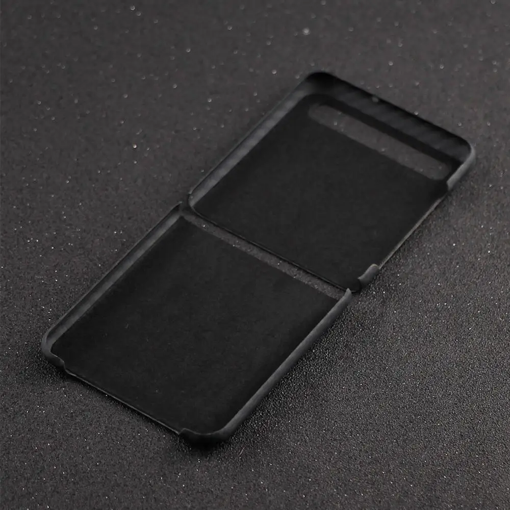

Suitable For Samsung Z Flip Mobile Phone Case Genuine Carbon Fiber Aramid Dirt-resistant F7000 Screen Folding Anti-fall Z4A0