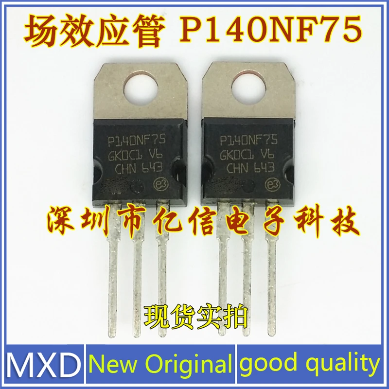 5 шт./лот новая Оригинальная полевая МОП-трубка P140NF75 STP140NF75 140A/75V Хорошее качество