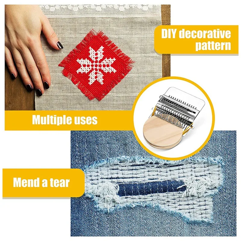 2 набора маленький ткацкий станок типа Speedweve Искусственный деревянный инструмент